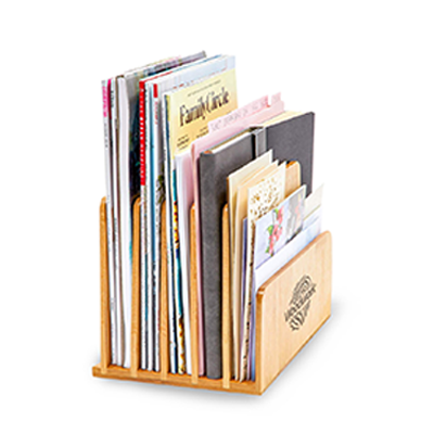 Wooden Magazine & Book holder Image